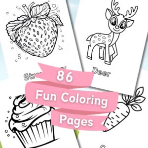 86 Fun Kid Coloring Pages