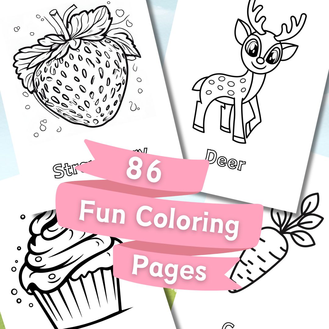 86 Fun Kid Coloring Pages
